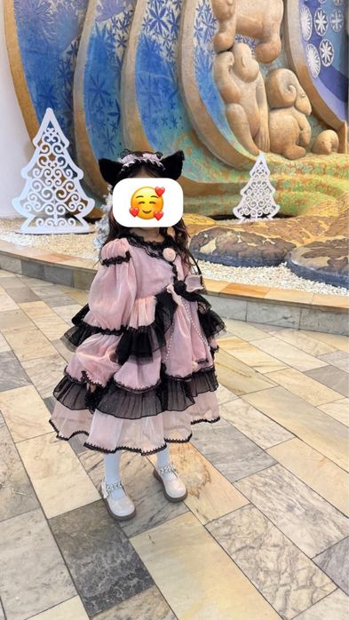 Детское платье кошка