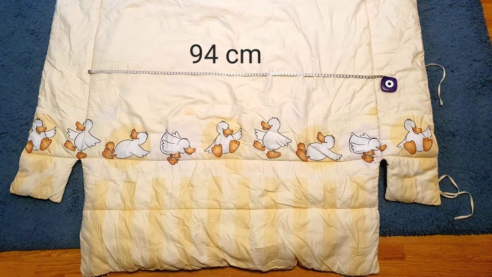 Apărătoare pătuț bebeluși și plapumă 2 în 1