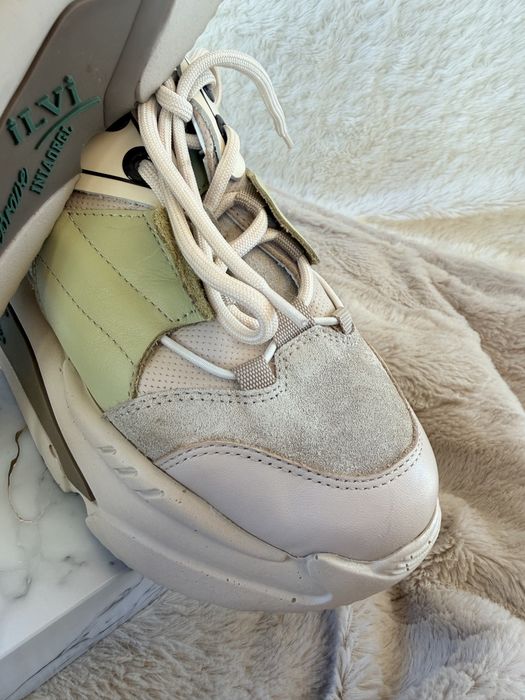 Adidasi dama piele naturala