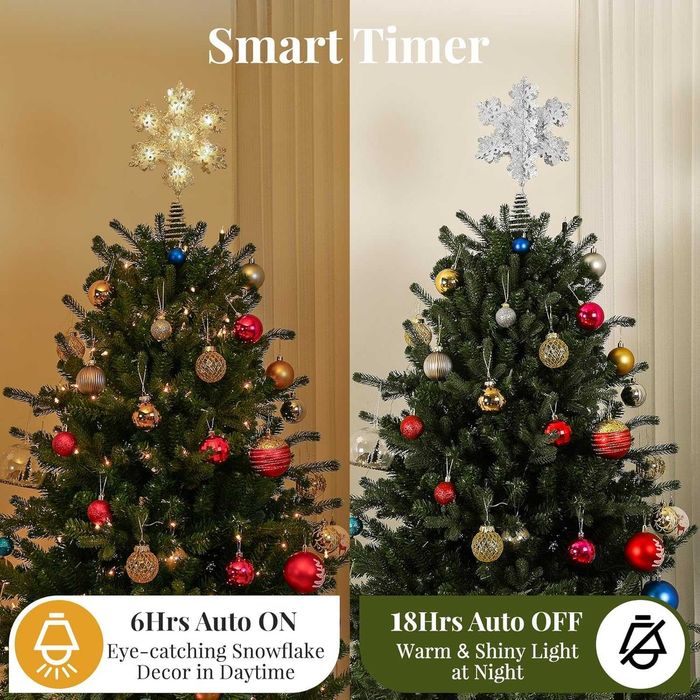 Vârf brad LED fulg Lewondr – 20 LED, USB*