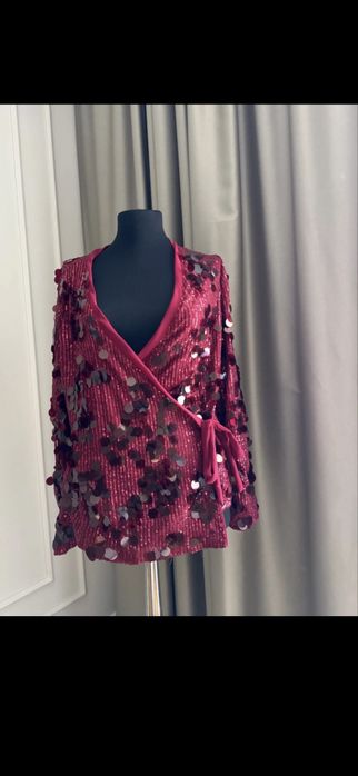 Blazer cu paiete marime S
