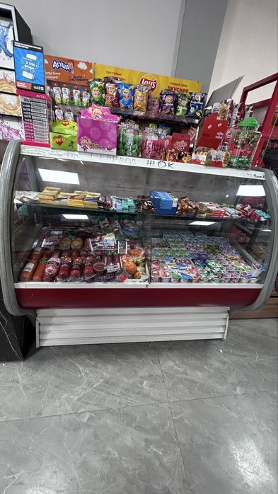 Морозильник и витринный холодильник