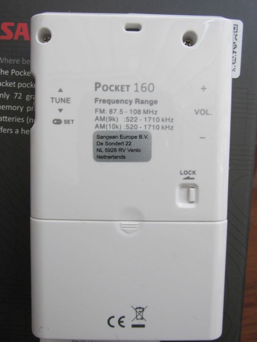 Sangean DT-160 AM/FM Radio Сангеан джобно радио радиоприемник