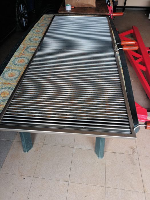 Plasa gratar inox alimentar pentru gratar caramida ,camping  etc