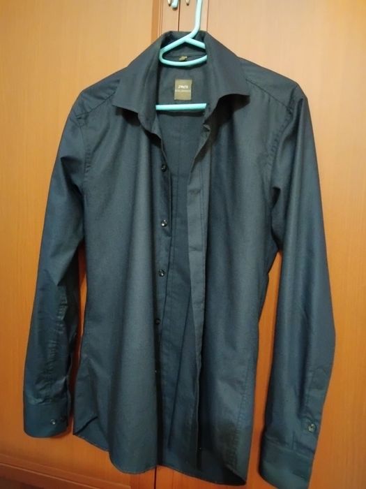 Мужская рубашка slim fit