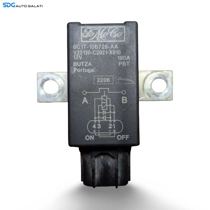 Releu Bujii Ford Transit 2.4 TDCI 2006 - 2014 Cod 6C1T-10B728-AA 10B728-AA [L9015]