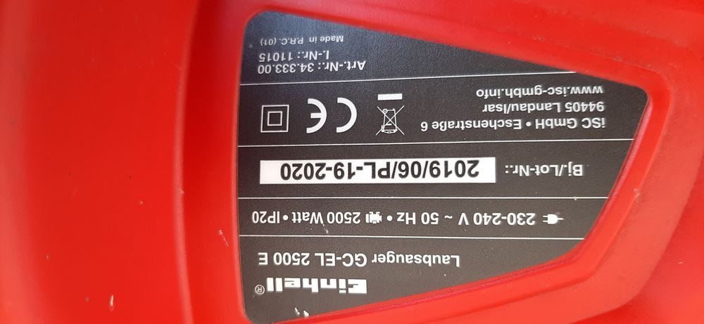 Suflanta,aspirator de frunze Einhell  GC-EL 2500E