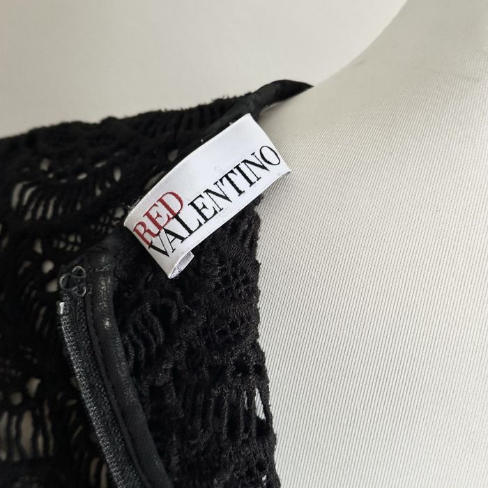 RED Valentino оригинальное готическое мини-платье