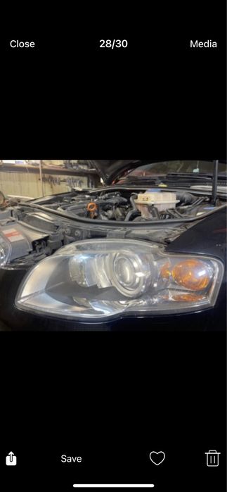 Ауди а4 б7 2.0 тфси 200к.с ръчка quattro на части