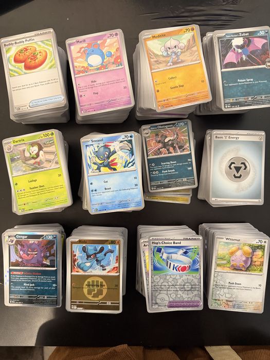 Bulk Carti / Cartonase Pokemon TCG 2858 carti