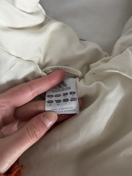 Geaca Adidas M crem alb