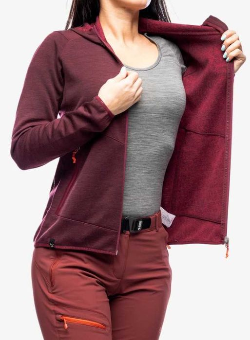 Salewa – Дамски топъл алпийски полар (вълнен микс) M / 38