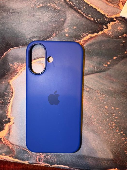 Husa iPhone 16 Apple Silicone Case cu Magsafe - Ultramarine