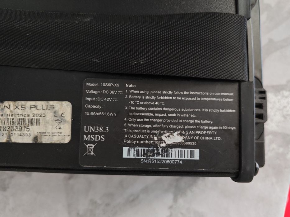 Acumulator original isen x9