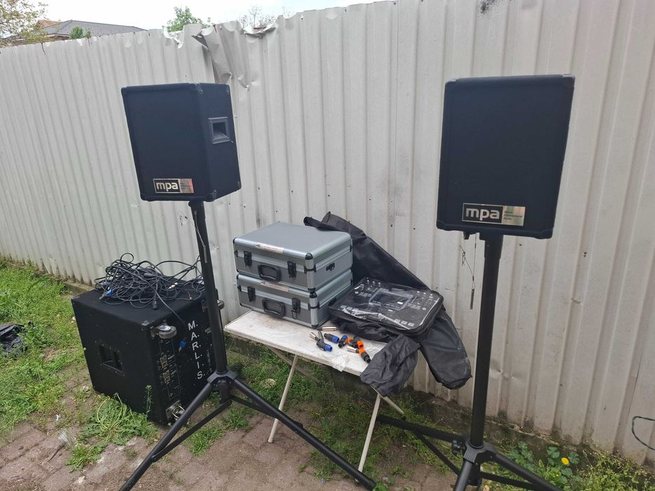 boxa activa montarbo mt 150a pa subwoofer 112 sa 2x150+450w rms