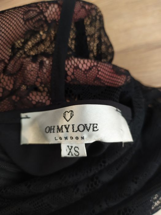 Гащеризон къс с дантелена горна част