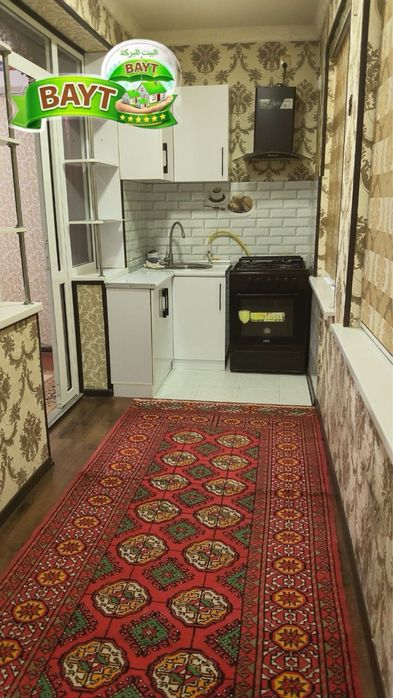 1в2/1/4, Чиланзар 24, Парковка+Огород+Подвал 1.5х6 продаётся квартира~