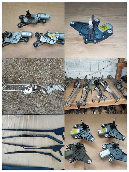 Моторчета предни и задни за стъкла рамене и механизми от Мерцедес