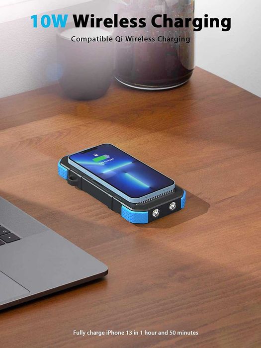 Ryoko Solar Charger Power Bank, 30000mAh