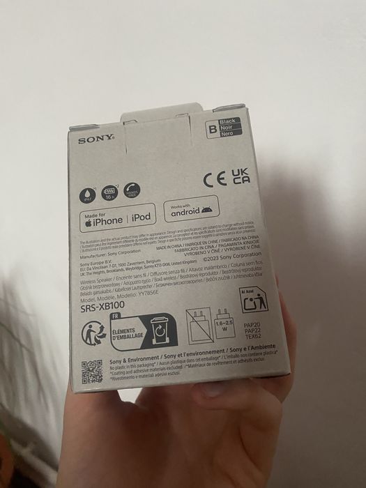 Boxa sony xb100 sigilata