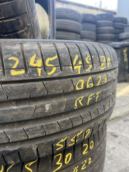 245 45 20 Pirelli Pzero Runflat 2023 / Vulcanizare Non Stop