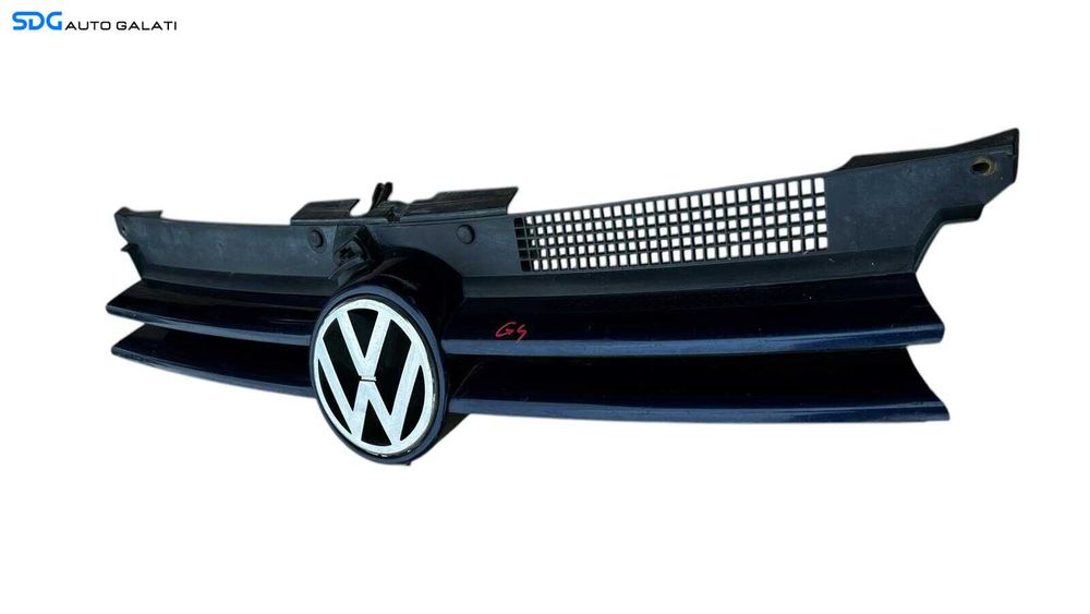 Grila Centrala cu Emblema Sigla de pe Bara Spoiler Fata Volkswagen Golf 4 1998 - 2005 Cod 1J0853655D 1J0853651F 1J0853653A [L5329]