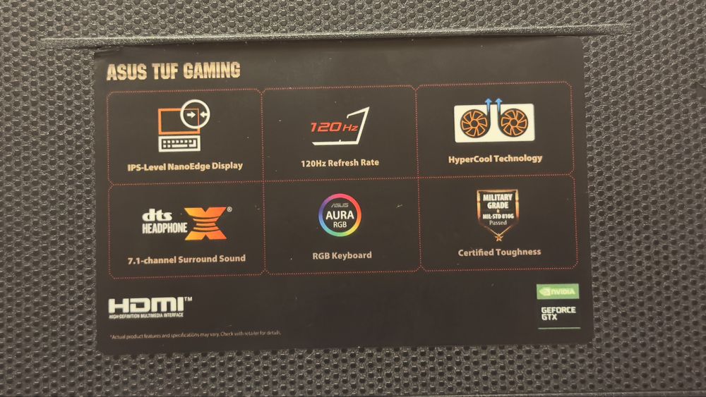 Игровой ноутбук asus tuf gaming