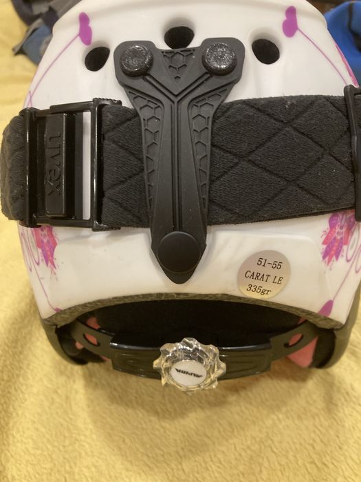 Ски каска Alpina и очила UVEX за момиче-150-155 см