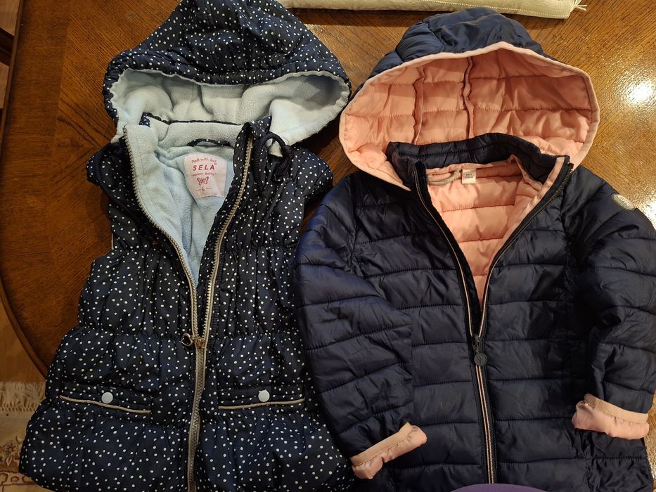 Продам  куртки на весну, безрукавку для девочки