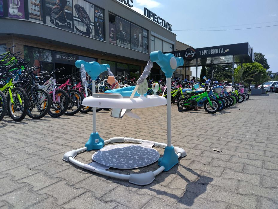 MONI Детско бънджи HOP син