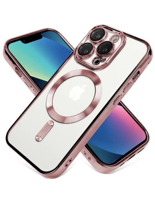 Husa TPU Cerc Magnetic Colorata Iphone 11/12/13/14/15/16e/16 PRO MAX
