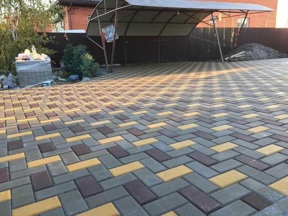 Тротуарная плитка "Кирпичик"