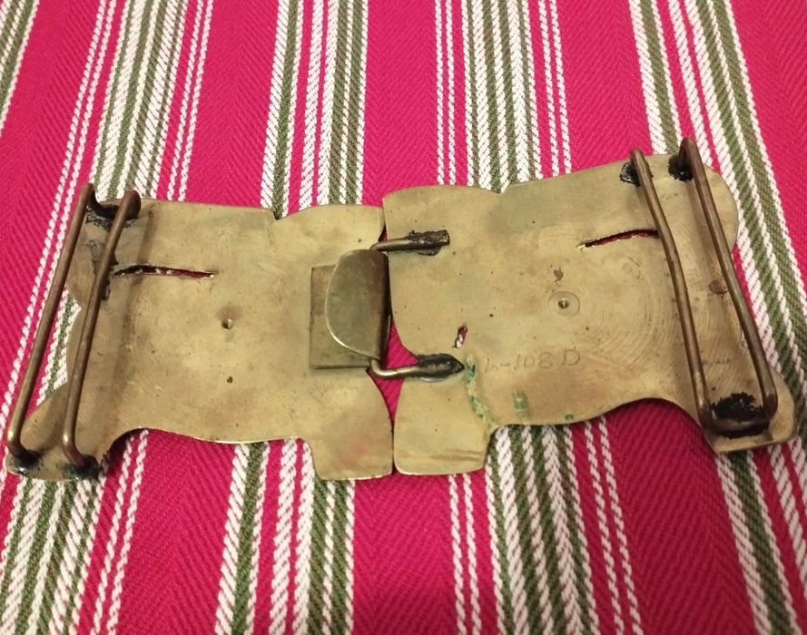 Cataramă curea Made in India, vintage