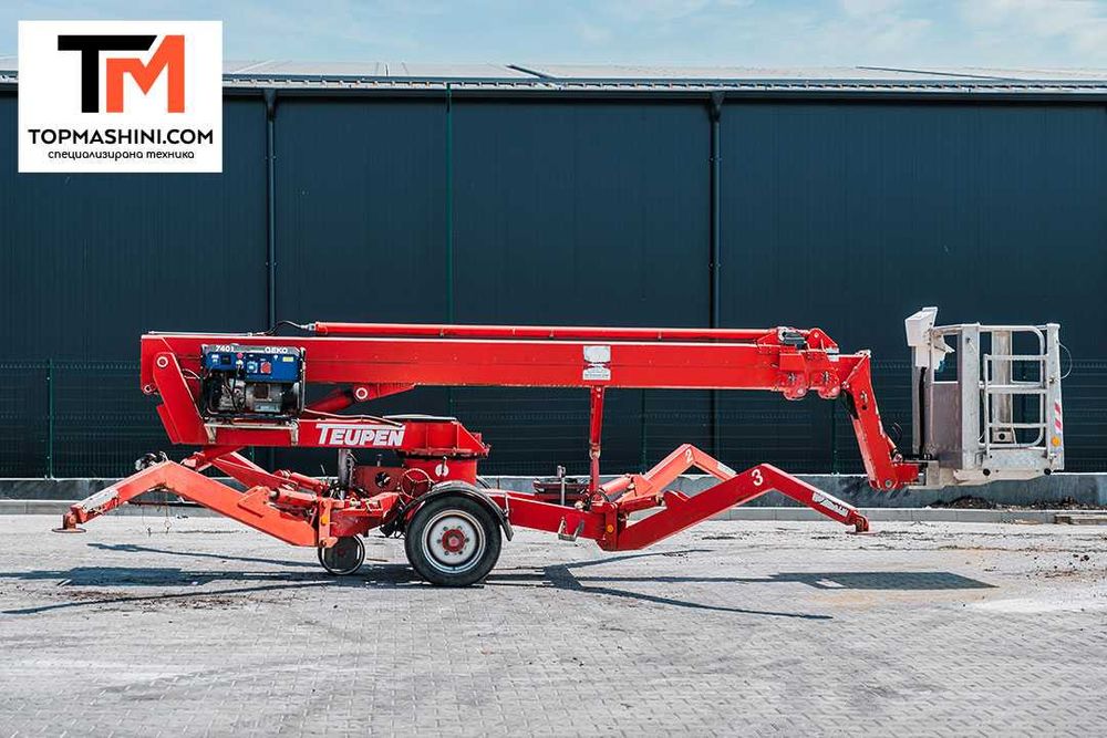 Телескопична вишка ремарке Teupen GT17H