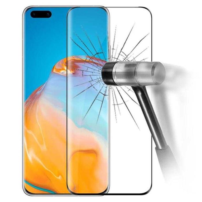 Folie Sticla Tempered Glass Samsung Huawei UV Full Glue Clear