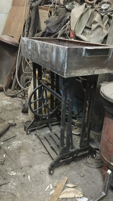 Мангал со съемной станиной