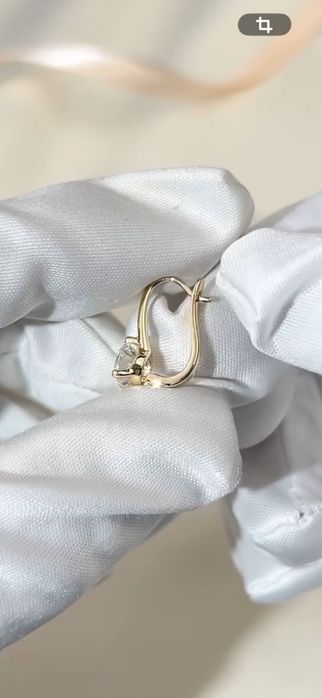 Серьги с бриллиантами 2,06 карата в золоте 585