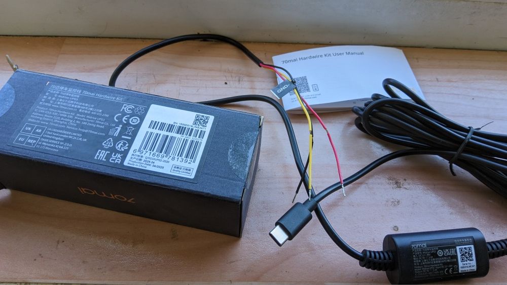 70mai Hardwire Kit UP03 Кабель режима парковки