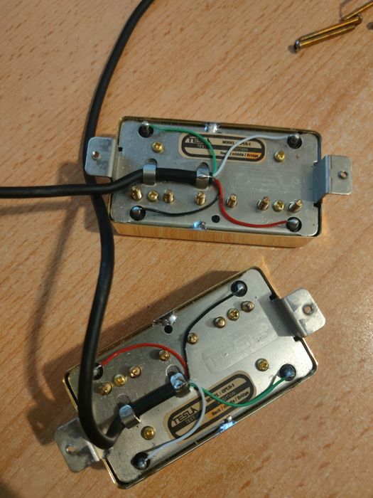 Адаптери за китара Tesla Opus 1 Alnico 5 - Gold