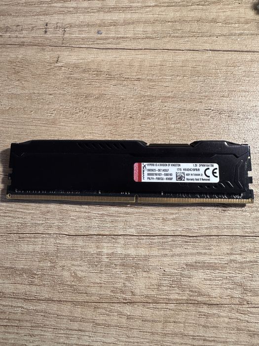 RAM 8GB DDR4  2400MHz HyperX
