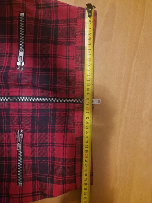 Fusta vintage mini in carouri Mango mas 38