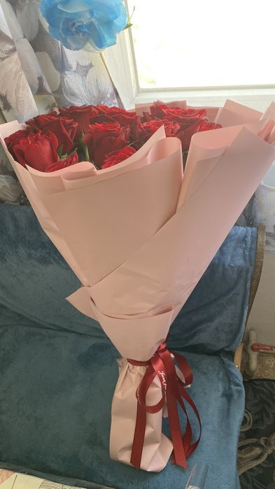 голландские розы 21штук