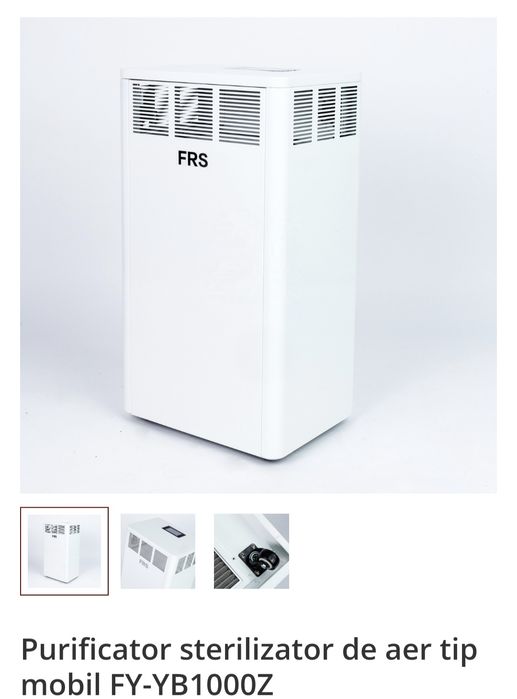 VAND/SCHIMB Purificator/Sterilizator Aer cu Plasma