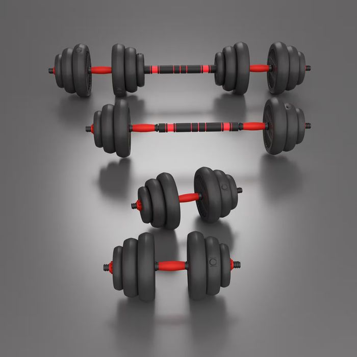 Set greutati dumbbell / barbell 30kg