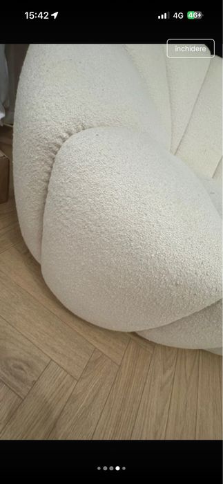 Canapea Alba Mobexpert