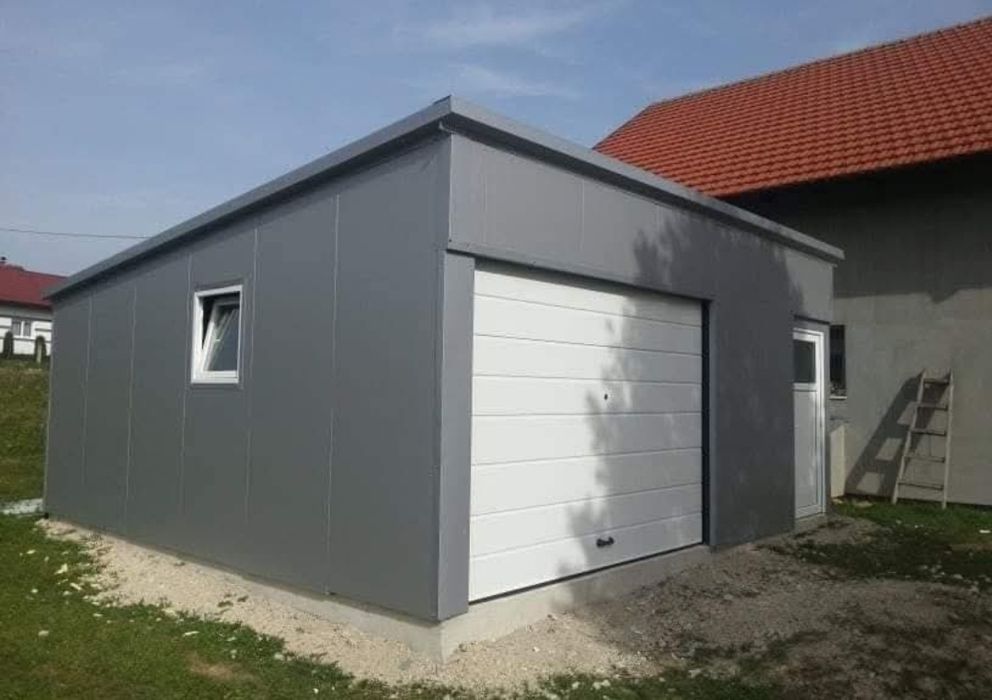 Vând garaje modulare din structura metalica