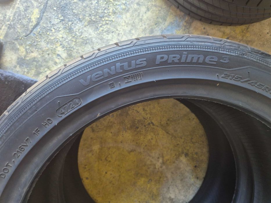 2 Anvelope de VARA - 215/45/18 89V - Hankook Ventus Prime 3 - Stare F BUNA - DOT 2021 !