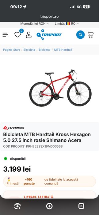 Bicicleta Kross Hexagon
