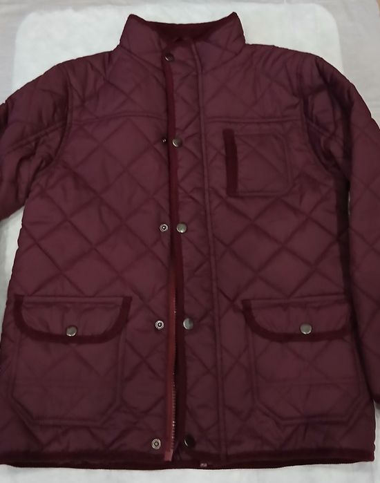 Ново Вишнево яке Rebel 9-10г, 140см, ново;Памучен пуловер Rebel 7-8г,