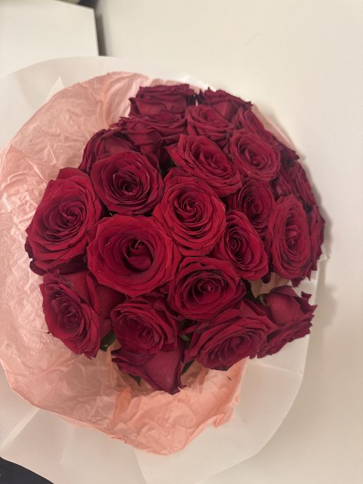 Букет розы красные